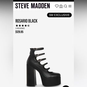 Steve Madden platform Rosario Heels